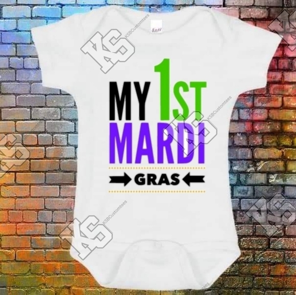Kid‎ Mardi Gras Tee - Picture 1 of 2